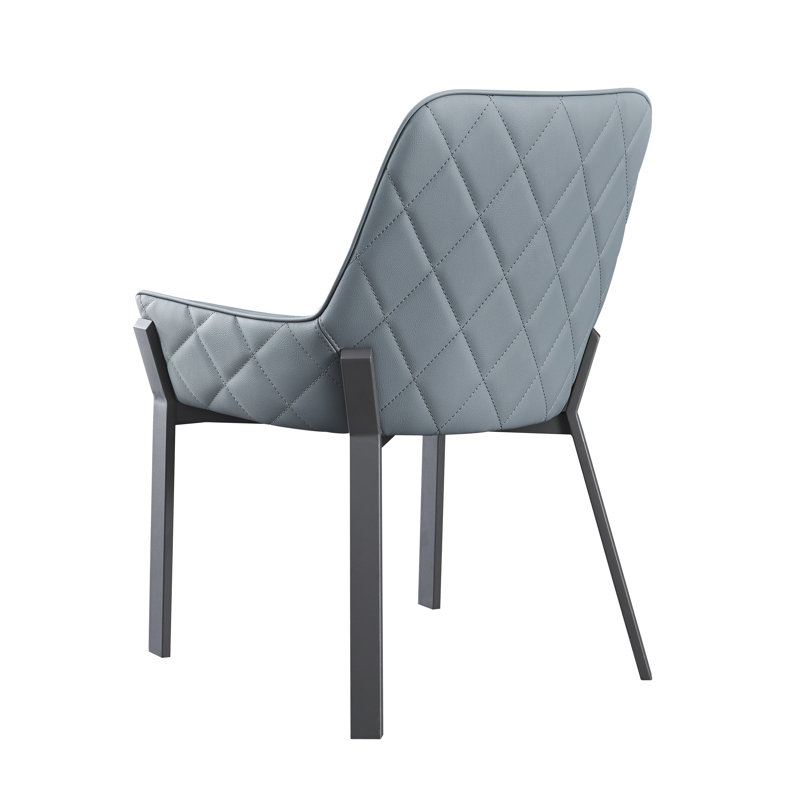 Chaise Mc Venice gris foncé, Gris clair