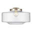 Mini-luminaire suspendu inclinable 12 lumières Franklin Restoration - Lainee - ampoule DEL - finition chrome - abat-jour blanc-529251723-529251766-529251762