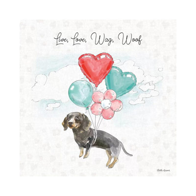Paws Of Love V by Beth Grove - Wrapped Canvas Print