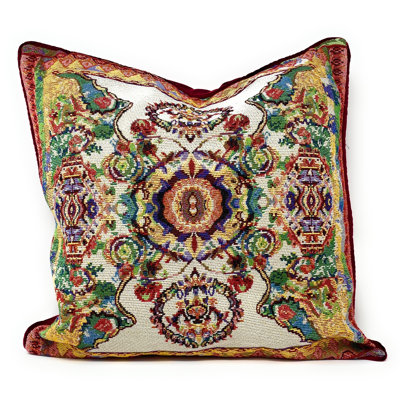 Embroidered Pillow Cover