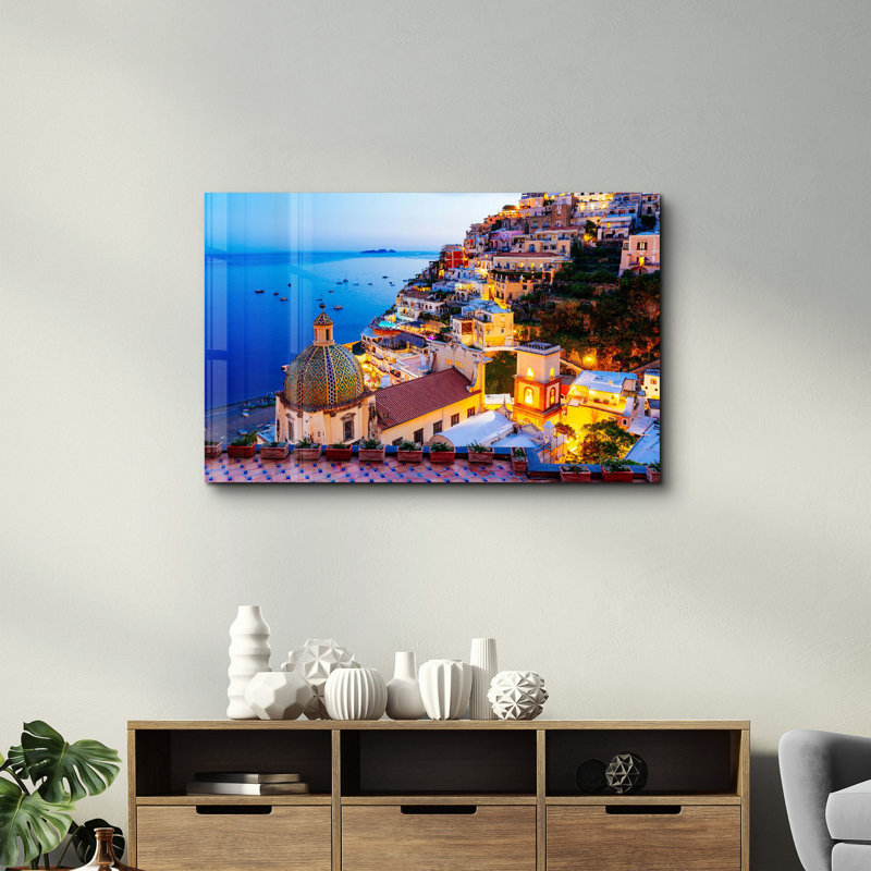 Peinture décorative en verre trempé