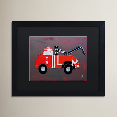 « remorque truck », art encadré Leta
