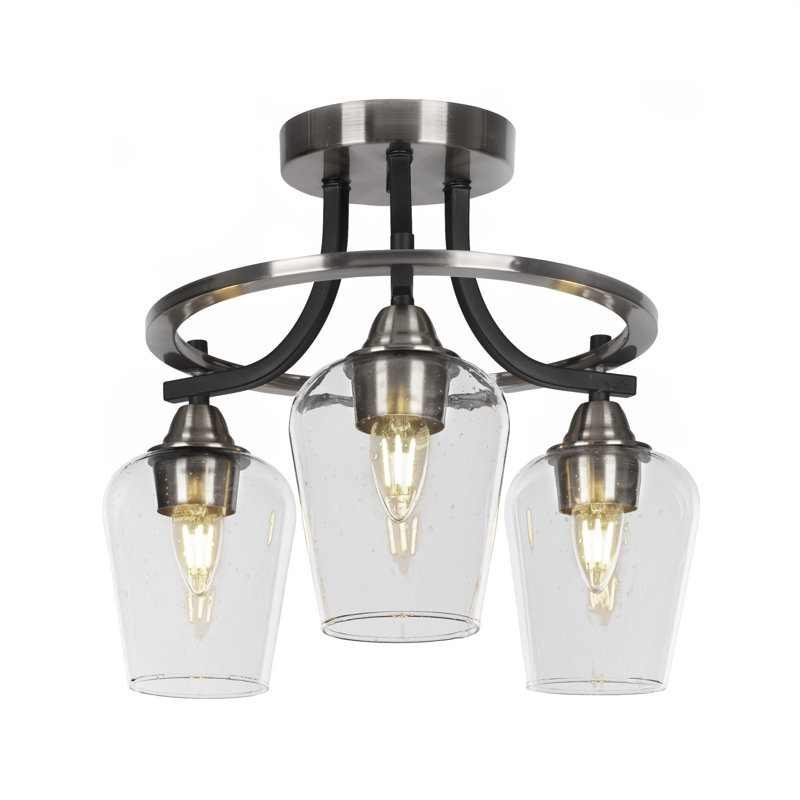 Plafonnier semi-encastré 3 lumières Michell