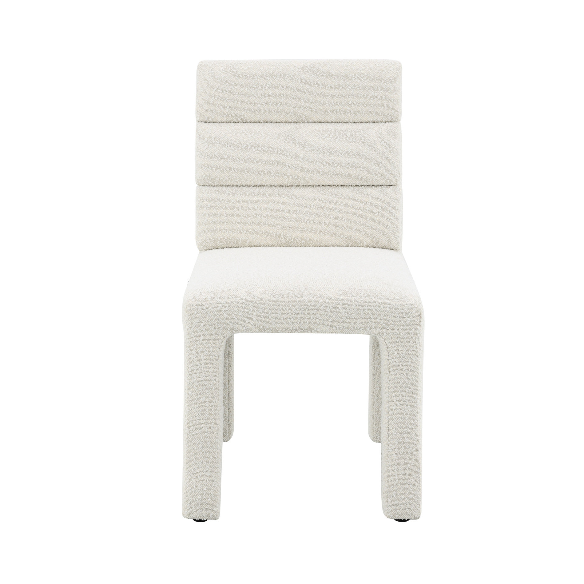 Hokku Designs Beige Boucle Side Chair (2pcs) - Plastic Base 20