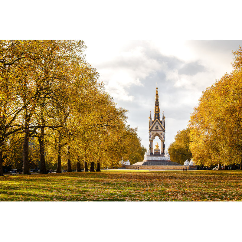 London On Autumn Day by MathiasMaya - Wrapped Canvas Print, 20cm H x 30cm W