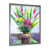 Impression argent sur toile encadrée sélectionné