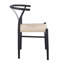 Chaise Wesborn - Fauteuil de style médiéval en forme de Y