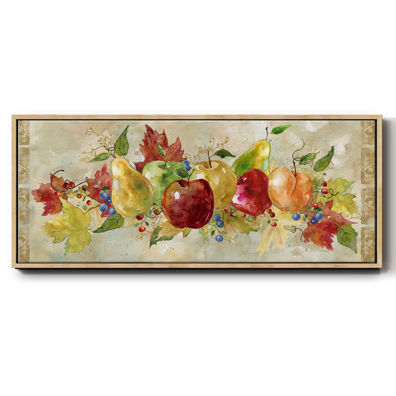 Venetian Fruit- Framed Canvas, 24" H x 60" W