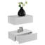 Bihan 46cm W Solid + Manufactured Wood Bedside Table-727973595