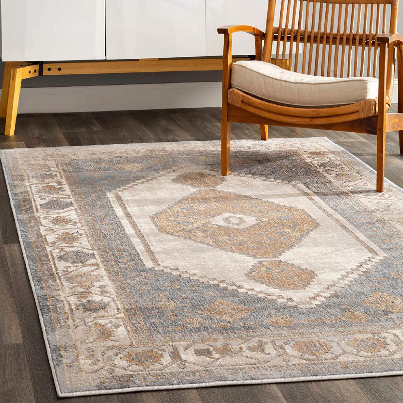 Tapis beige Evelin, Rectangle 5 pi x 8 pi