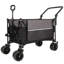 Chariot pliable multifonctionnel à roulettes avec poignée pivotante et roues tout-terrain à 360 ° - Conception robuste et réglable, grande capacité de transport, d'épicerie et d'utilisation à l'extérieur-122421753