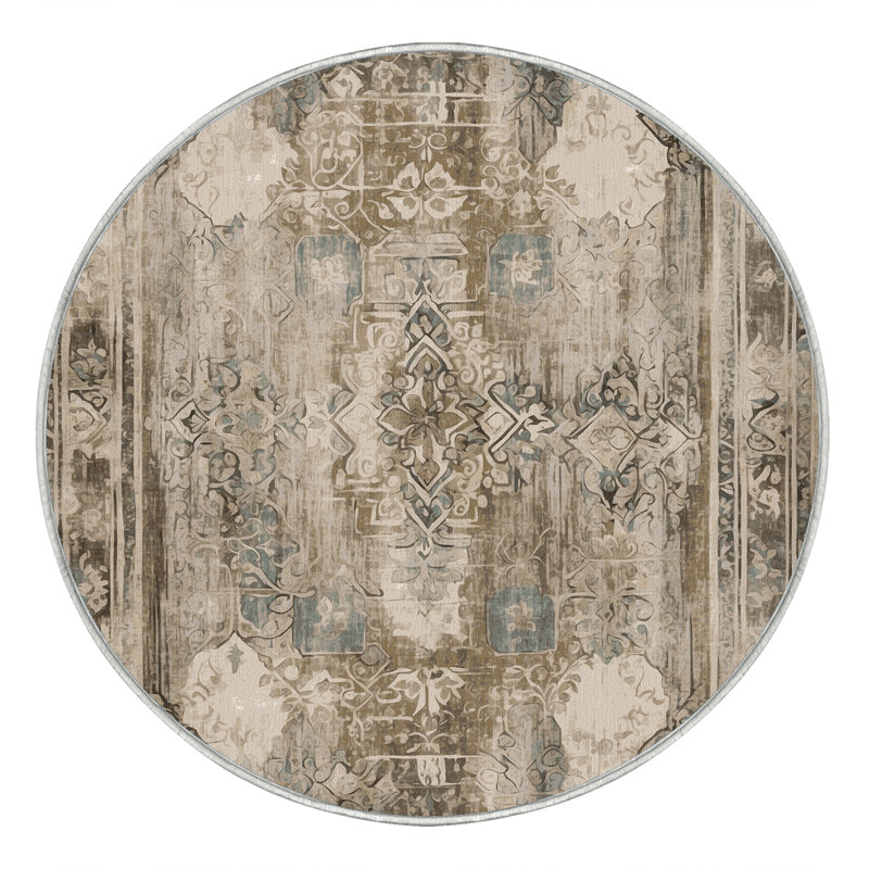 Classic Revival Rug, Round 3'
