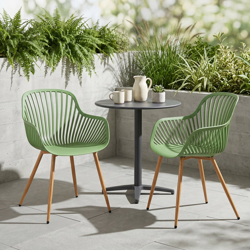 Rimini Patio Dining Armchair, Green