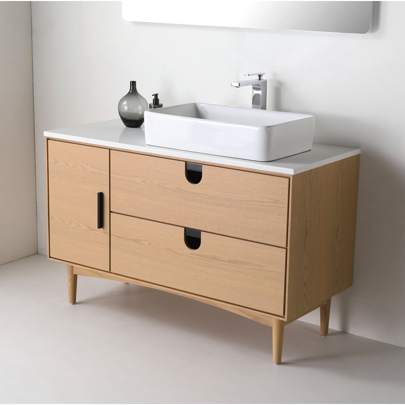 Antonina 47.24" Single Bathroom Vanity Set, Tan