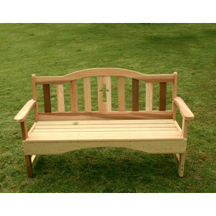 Cedar Benches Solid Wood Cedar Outdoor Bench