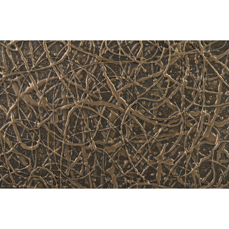 String Theory Pedestal, Bronze, 20" H x 14" W x 14" D