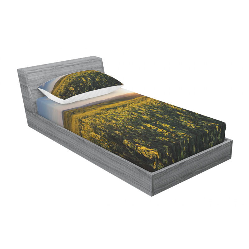 Microfiber Sheet Set, Twin XL Sheet Set with Fitted Sheet