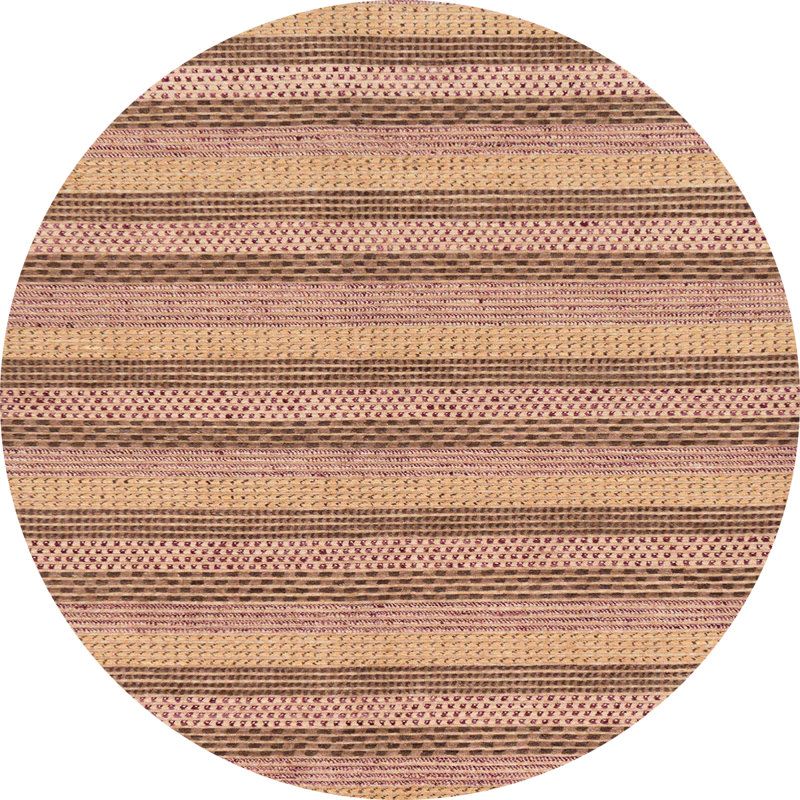 Abstract Indoor Rug, Round 8'