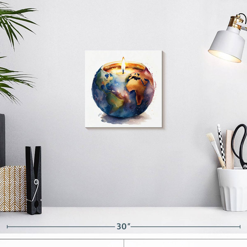 Khyia changeant le climat, H 10 po x l 10 po