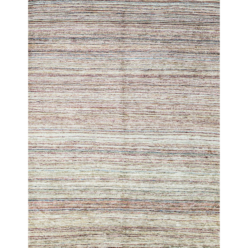 Gabbeh Hand-Knotted High-Quality Beige Area Rug
