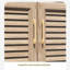 Aluminum Alloy Rainproof Sunscreen Shoe Cabinet 20 Pair Shoe Storage Cabinet