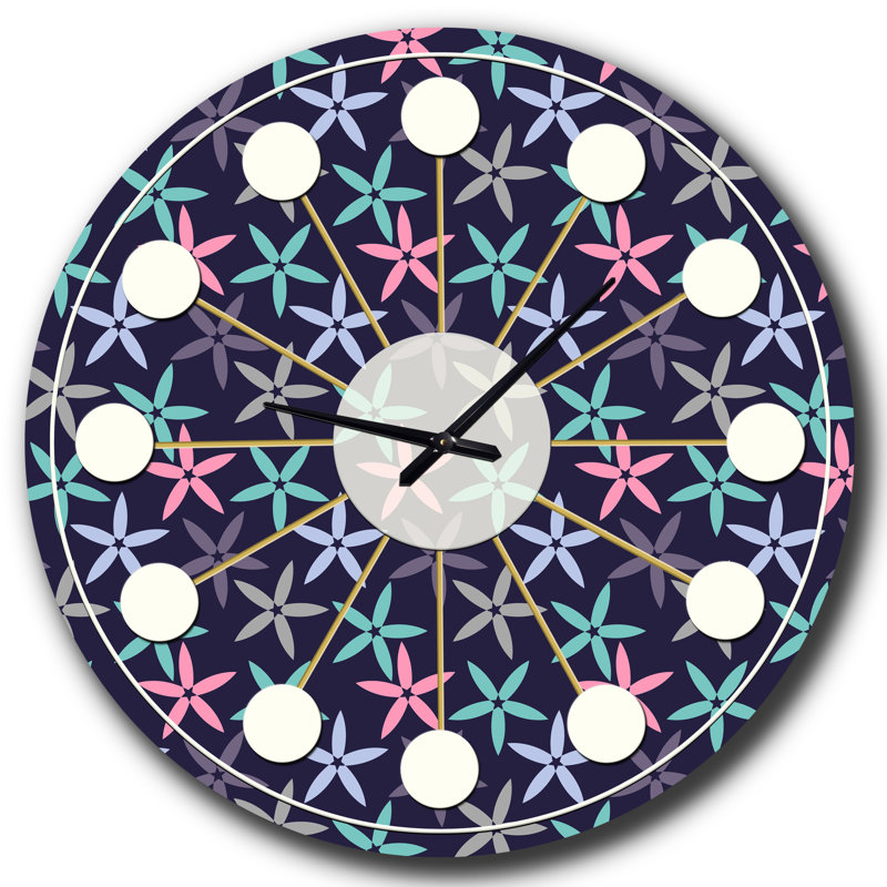 Horloge murale rétro Mid-Century, Petit