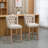 Homcom Counter Height Bar Stools Set Of 2 With Wood Legs-672077007
