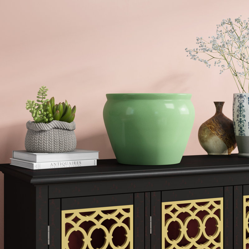 Cache-pot Shewmaker, Jade Green Celadon, H 16,5 po x l 20,5 po x P 20 po