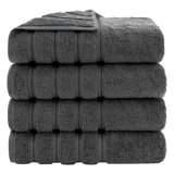 Ensemble de serviettes de bain turques de luxe 100% coton 4 pièces Edison Collection