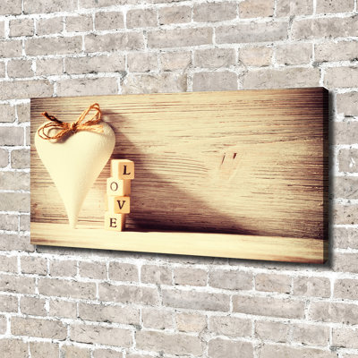 Love - Wrapped Canvas Print
