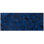 Trilogia Cowhide Geometric Area Rug in Blue