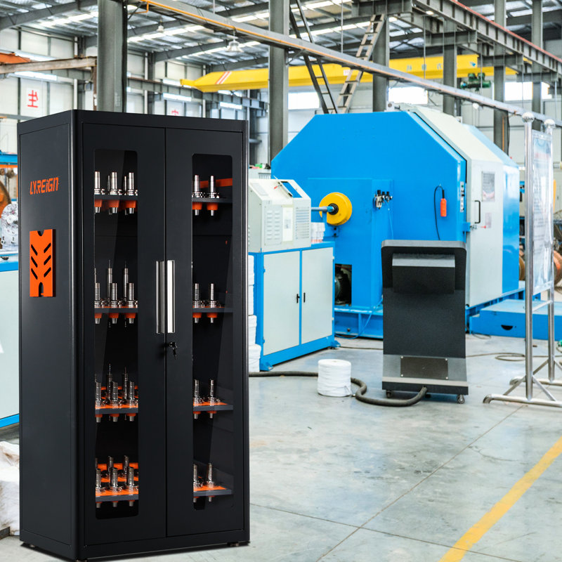 Armoire porte-outils Cat40 / Bt40, acier laminé à froid et ABS, avec poids de 1200 kg, pour les lieux de travail