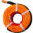 Synthetic Winch Rope 3/8" x 100ft, Winch Cable with G70 Hook 18740 Lbs