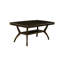 Table de salle à manger moderne avec tablette inférieure ouverte 1pc-171062602-171062600