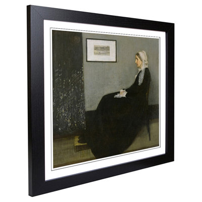 Mother by James Abbott McNeill Whistler - Framed Print