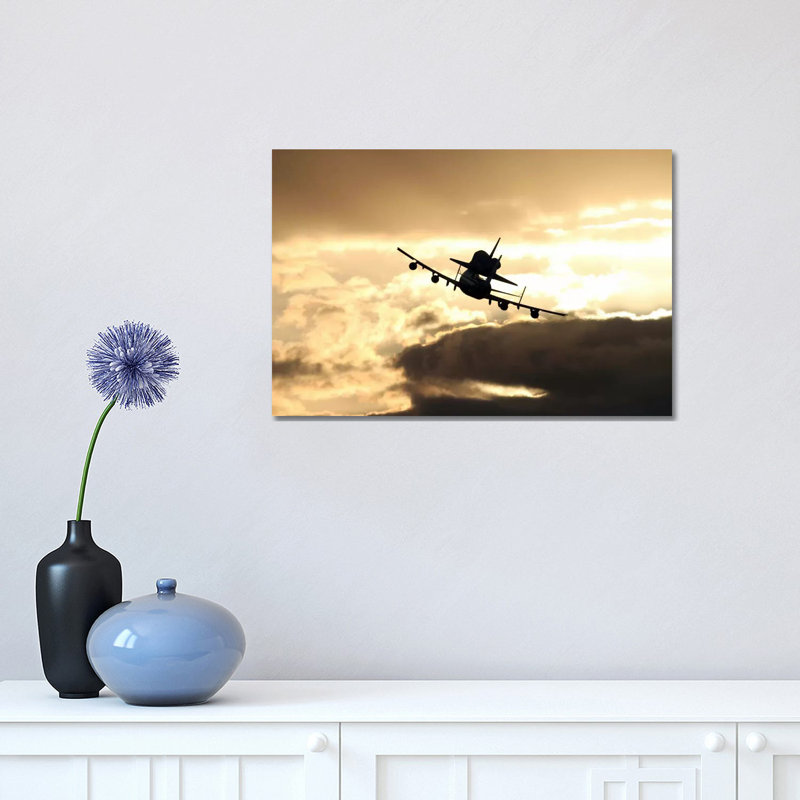 Discovery's Final Flight by NASA - Wrapped Canvas Print