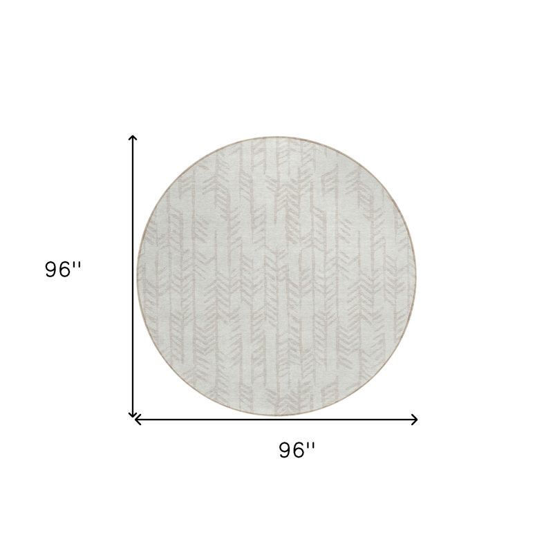 Tapis 8 po ivoire et beige