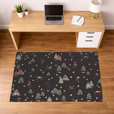 Tapis de bureau léger antidérapant Downhill