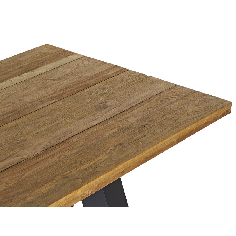 Morrisonville Rectangular Teak Outdoor Dining Table