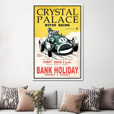 Crystal Palace Racing II by Mark Rogan - Print on Canvas