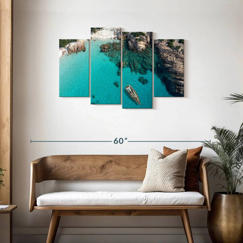 Mer Gillard en Sardaigne, H 27 po x l 43 po
