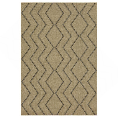 Jute 5 Ft. 3 In. X 7 Ft. 3 In. Indoor/Outdoor Area Rug
