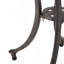 Table d'appoint d'extérieur au design élégant en treillis