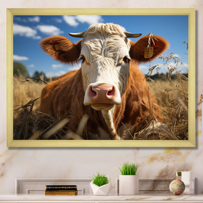 «Yacob Cow Majestic I», reproduction sur toile