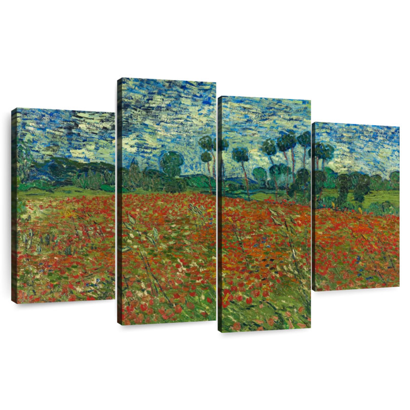 Champ de coquelicots Alvord 1890, H 22 po x l 36 po