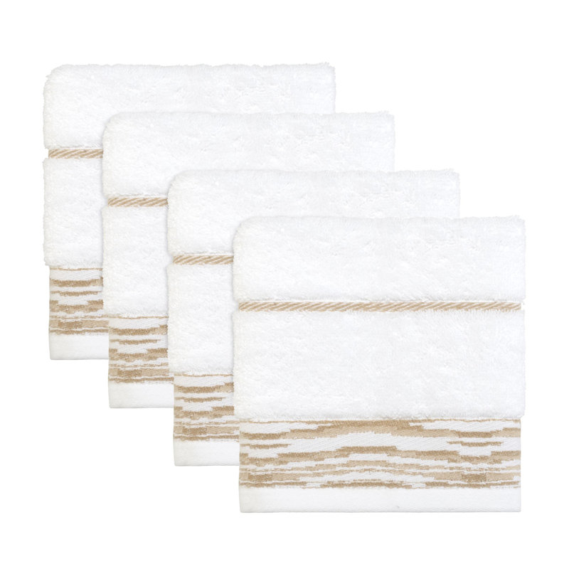 Nicole Miller Sydney Set, Washcloth - 4 Pack