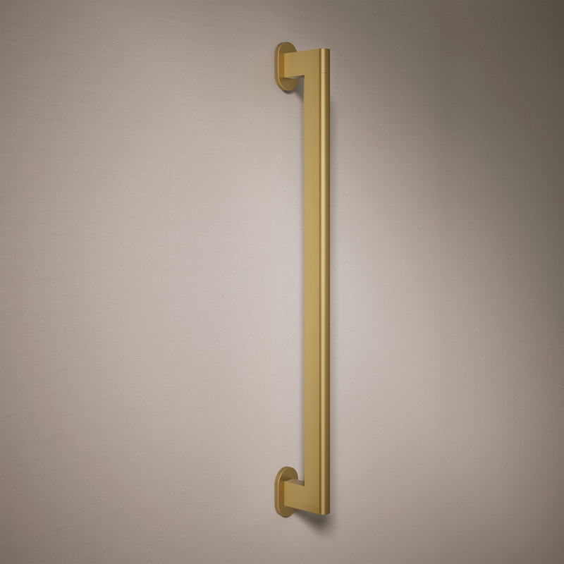 Belay Grab Bar, Brushed Brass, 1.75" H x 24" L