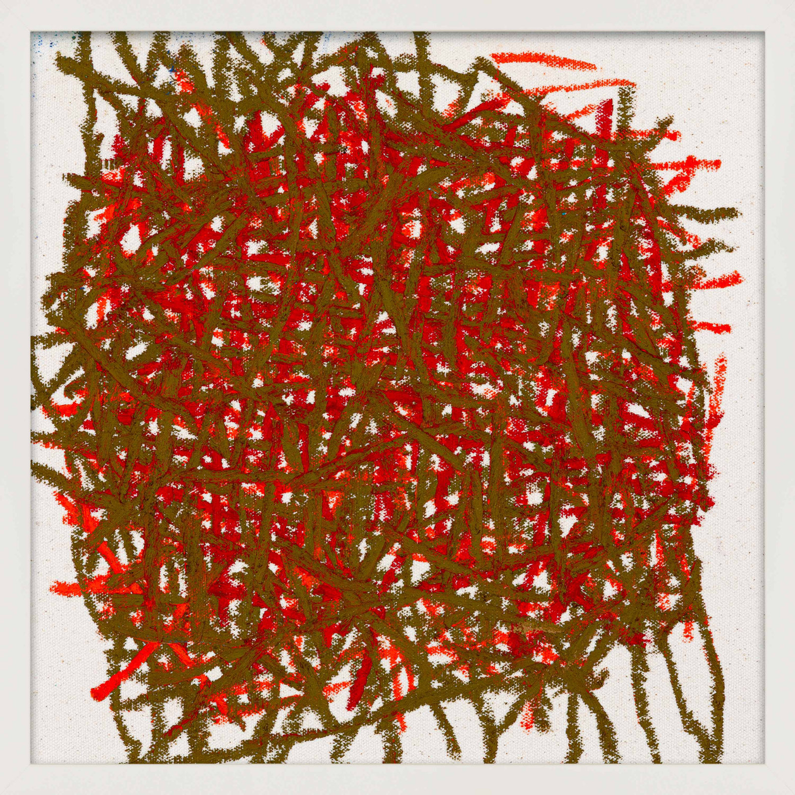 Thicket by Stephanie Dennis, White, 20" H x 20" W  x 1.25" D
