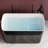 49"L X 28"W Freestanding Soaking Acrylic Small Bathtub With Seat For Small Space