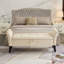 Banc rembourré 51,5 po avec rangement-1156513329